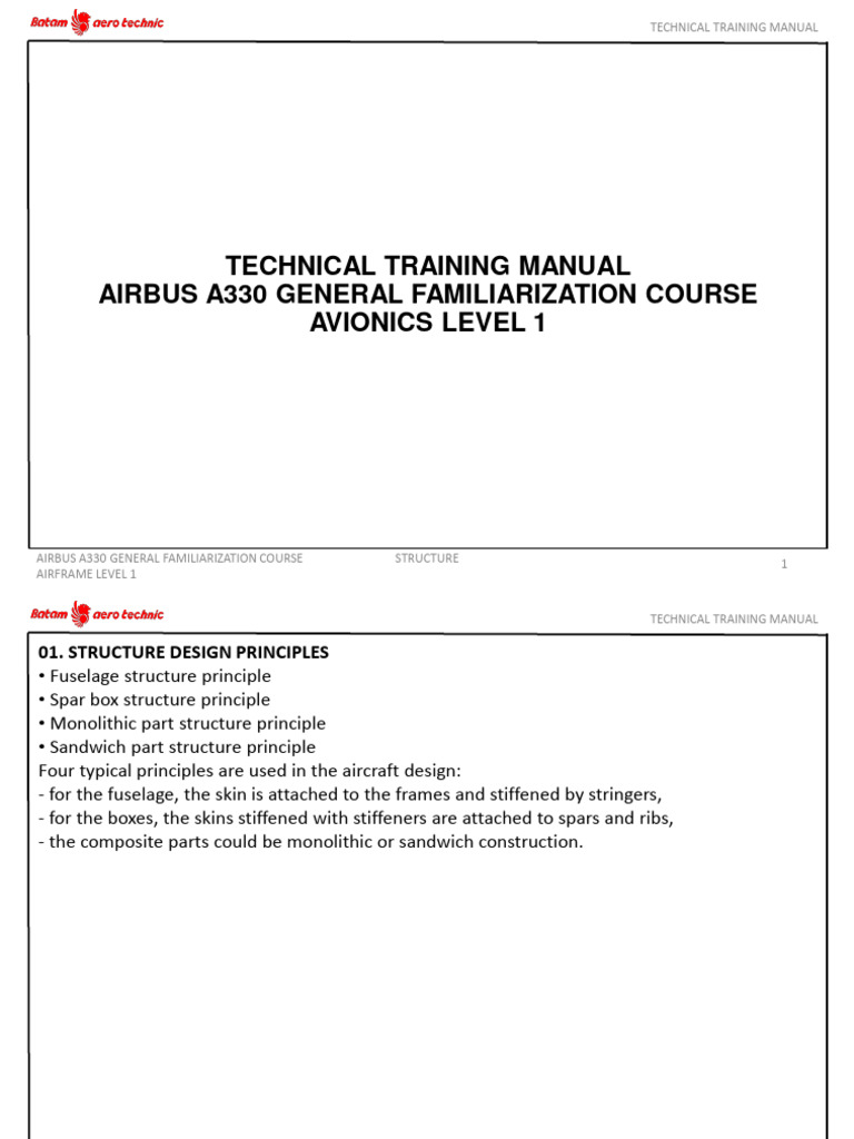 Airbus A330 Airframe Structure Guide | PDF | Fuselage | Flap (Aeronautics)