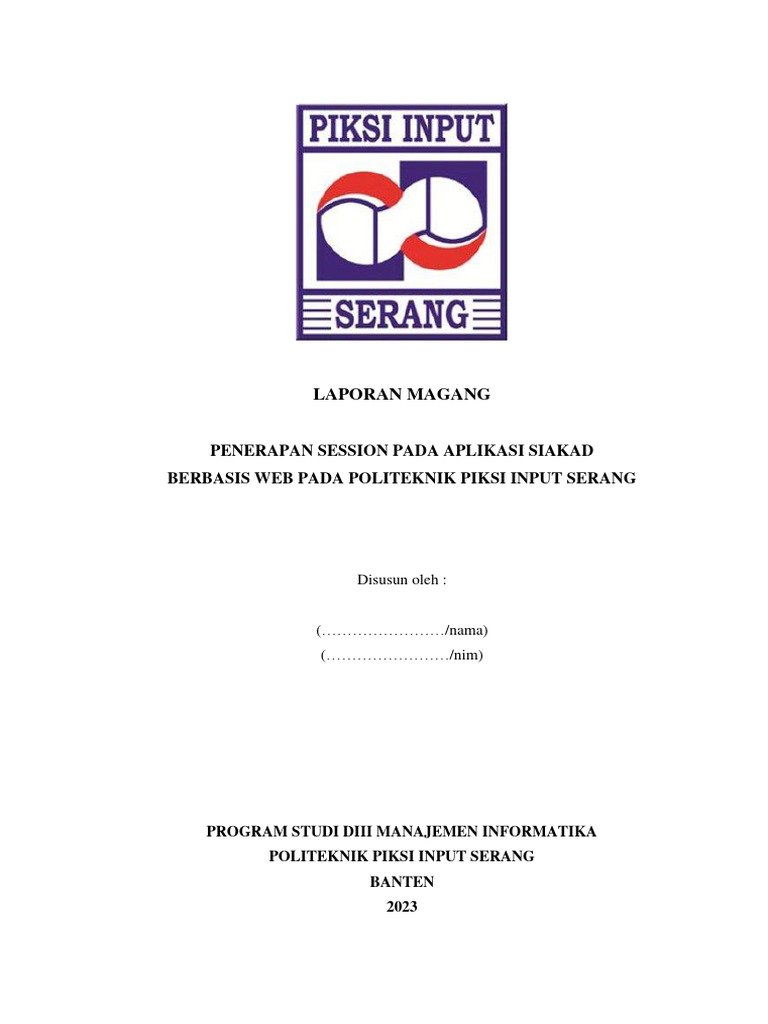 Format Laporan Magang | PDF