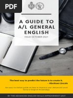 A Guide To AL General English 1