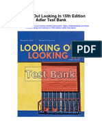 Looking Out Looking in 15th Edition Adler Test Bank
