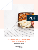 21 Day Fix 2400 Calorie Meal Plan Week 1 PDF
