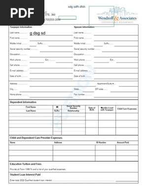 2022-Individual-Tax-Organizer-Fillable