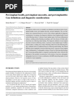 35journal of Periodontology - 2018 - Renvert - Peri Implant Health Peri Implant Mucositis and Peri Implantitis Case