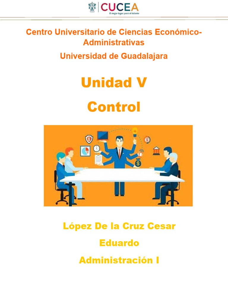 Principios y Tipos de Control Administrativo | PDF | Presupuesto | Business