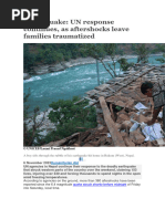 Case Study The 2015 Nepal Earthquake Challenges And Responses Pdf