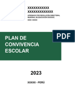 Plan de Convivencia Escolar