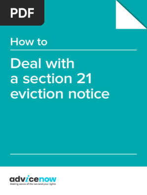 How to deal with a Section 21 eviction notice 2022_LR