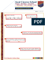 Examen de Aritmética - 4to de Primaria - Noviembre - III Bimestre