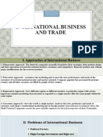 Chapter 2 - Approaches of International Business & Trade