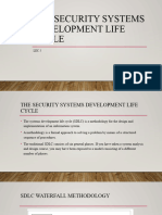 Lec # - 5the Security Systems Development Life Cycle