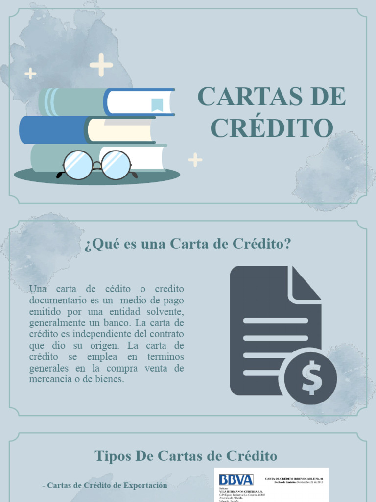 Cartas de Crédito | PDF | Carta de crédito | Bancos