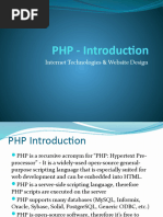 PHP Intro