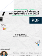 Aula Bioquímica - Revisão Análises Clínicas