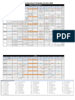 Civil Engg Department Timetable Jul-Nov 2023