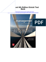 Management 9th Edition Kinicki Test Bank