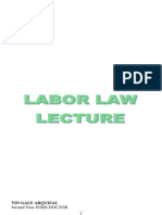 Labor Law Lecture 1