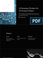 AI Insurance Product For AI System Failures