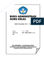 Buku Administrasi Guru Kelas III