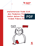 Implementasi Kode Etik Dan Pedoman Perilaku Hakim Dalam Peradilan Tindak Pidana Korupsi