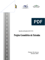 Apostila de projeto geométrico de estradas