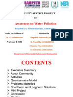 Awareness On Water Pollution: Community Service Project