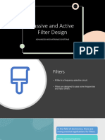 Passive and Active Filter Design