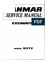 Yanmar Crawler Excavators B37V Service Manuals en PDF