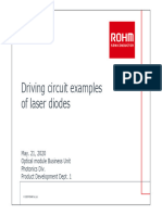 Driving Circuit Examplesof Laser Diodes