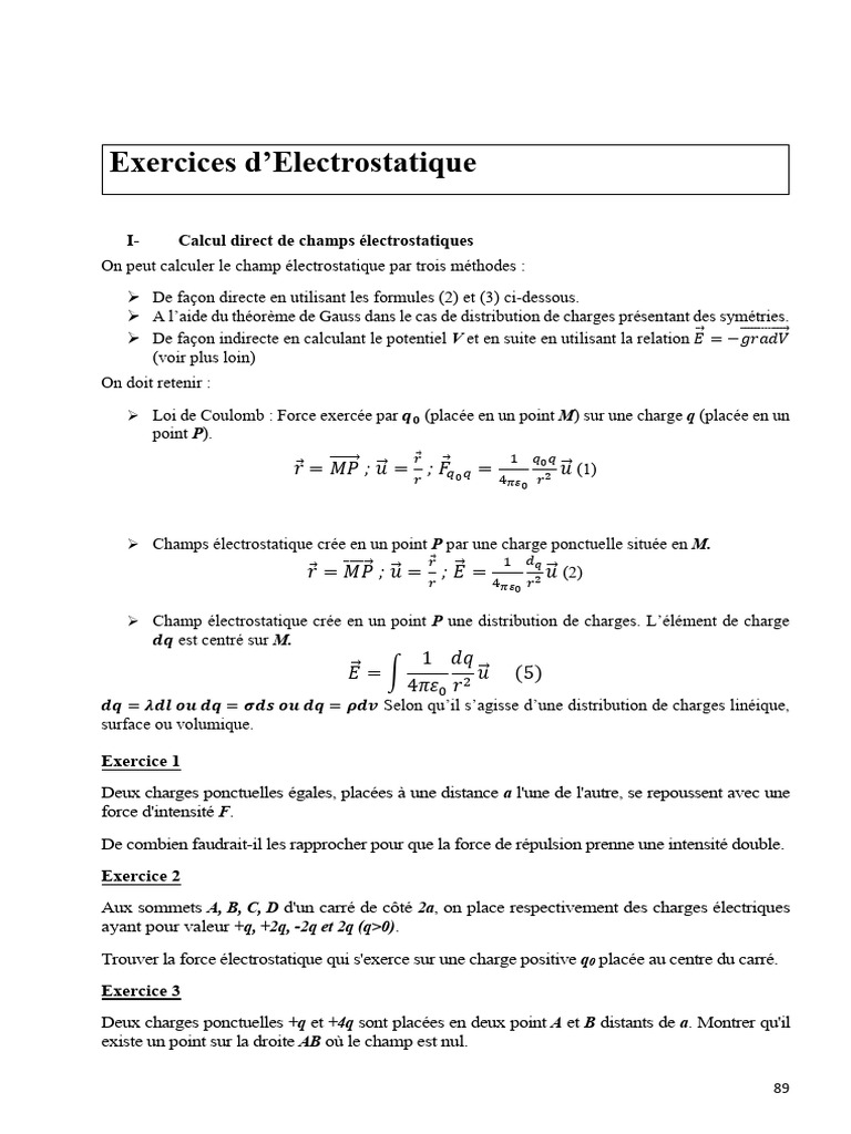 electrostatique : calcul du champ créé par un fil infini à l'aide du  théorème de Gauss 