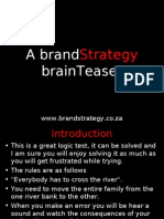 Brand Strategybrain Teaser