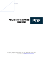 Admission Handbook 2022-23 With Fees