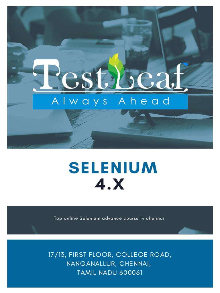 Selenium 4 x 1 pdf selenium software java programming language 