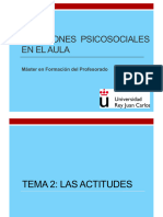 Tema 2. Relaciones Psicosociales en El Aula