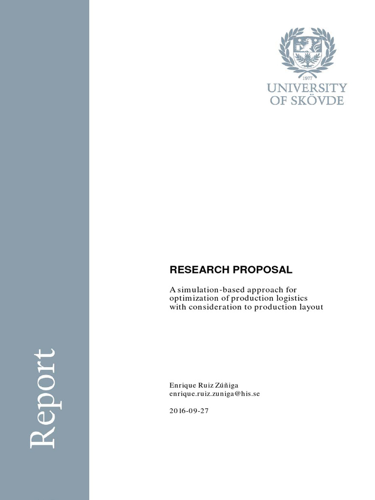 Simulation for Production Logistics Optimization | PDF | Logistics ...
