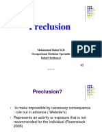 Preclusion