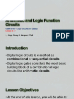 COEN 3103 Lesson 6 - 7 - Arithnetic and Logic Function Circuits