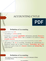 REVIEW Accounting Cycle