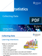 Basic Statistics 1 Collecting Data