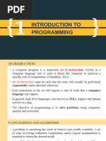 01 - Introduction To Programming