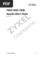 ZYXEL Application-Note PMG1005-T20B 1.0