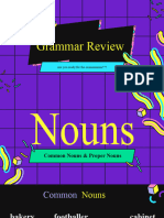 Grammar Review - Y4 - 1