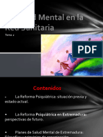 Tema 2 La Salud Mental en La Red Sanitaria