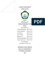 LAPORAN PRAKTIKUM KIMIA Percobaan 1