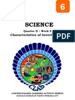 Science6 - q2 - CLAS5 - Characteristics of Invertebrates - v6 - (RO-QA) - Liezl Arosio