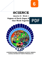 Science6 - q2 - CLAS1 - Organs of Each Organ System That Work Together - v6 - Liezl Arosio