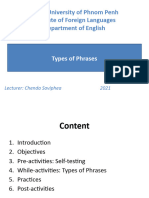 Types of Phrases