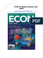Survey of Econ 1st Edition Sexton Test Bank