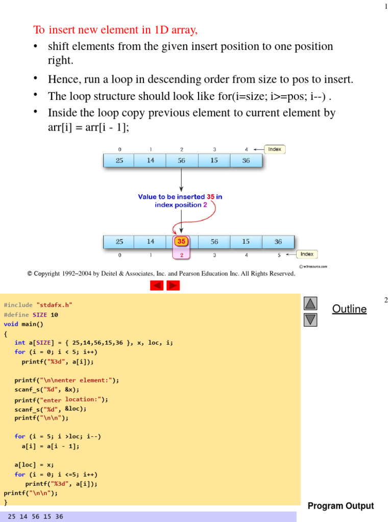 Lecture3-2D Arrays Online | PDF | Computer Science | Computer Programming