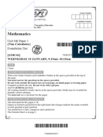 Revised GCSE MATH REVISED Past Papers Mark Schemes Standard January Series 2020 29807