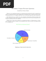 Previous Year Placement Questions of ISI KOLKATA